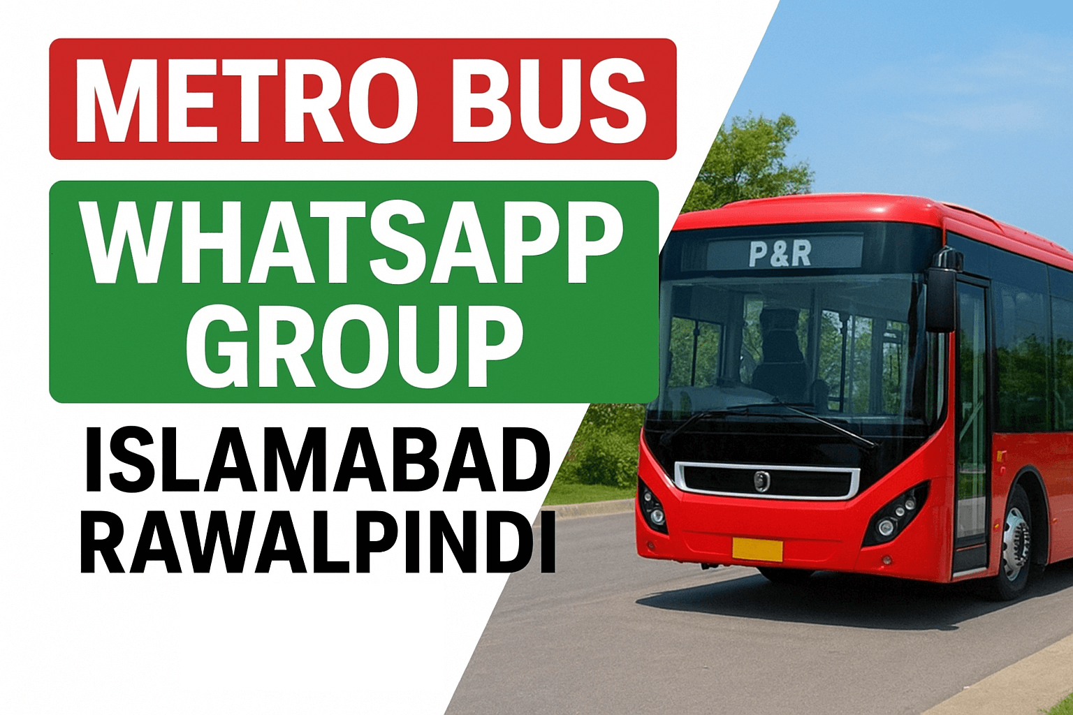 Metro WhatsApp Group Link Islamabad Rawalpindi